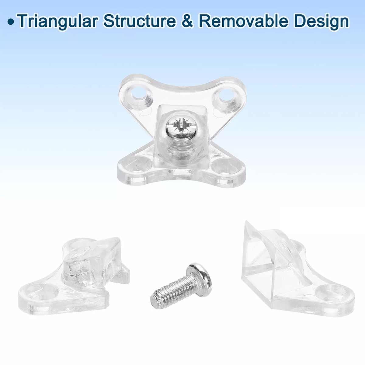 1/5/10/20/50Pc Clear Removable - Corner Bracket Angle recensie en prijs