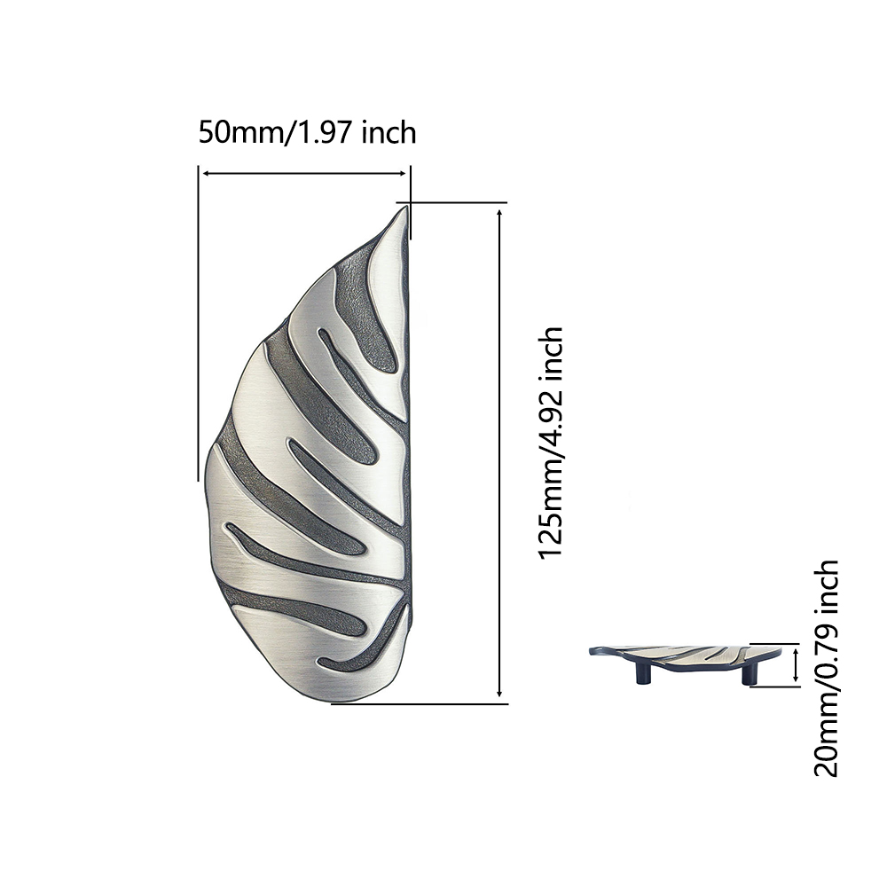Zinc Alloy Monstera Leaf Cabin - Unique Furniture Hardware Pulls recensie en prijs